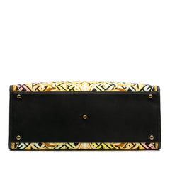 Versace Fendace Canvas Logo Sunshine Shopper Tote XL
