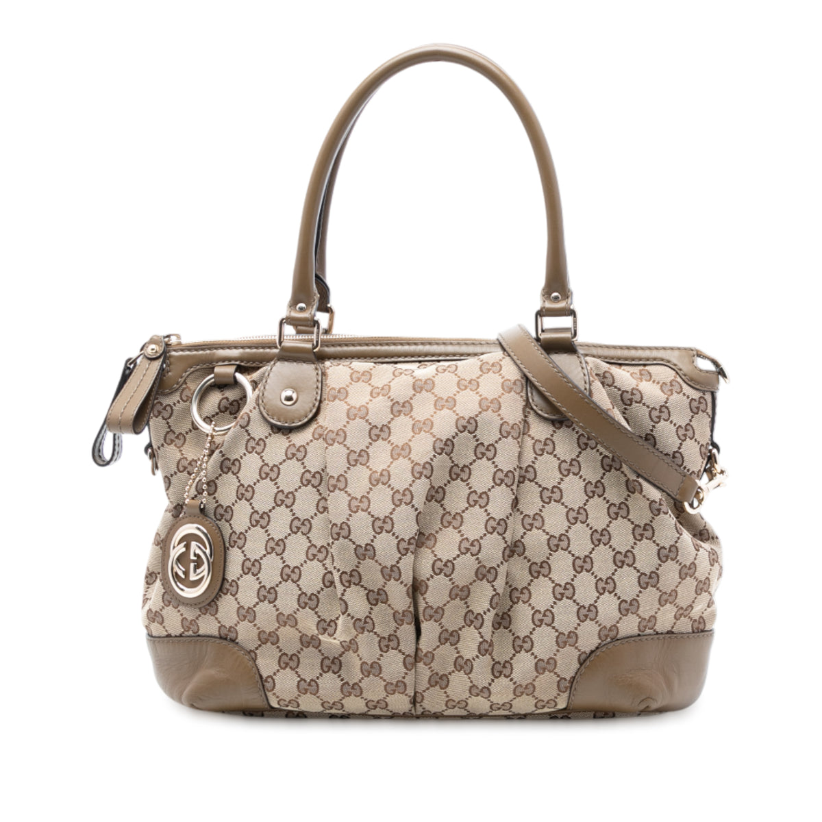 GG Canvas Sukey Satchel