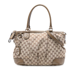 GG Canvas Sukey Satchel