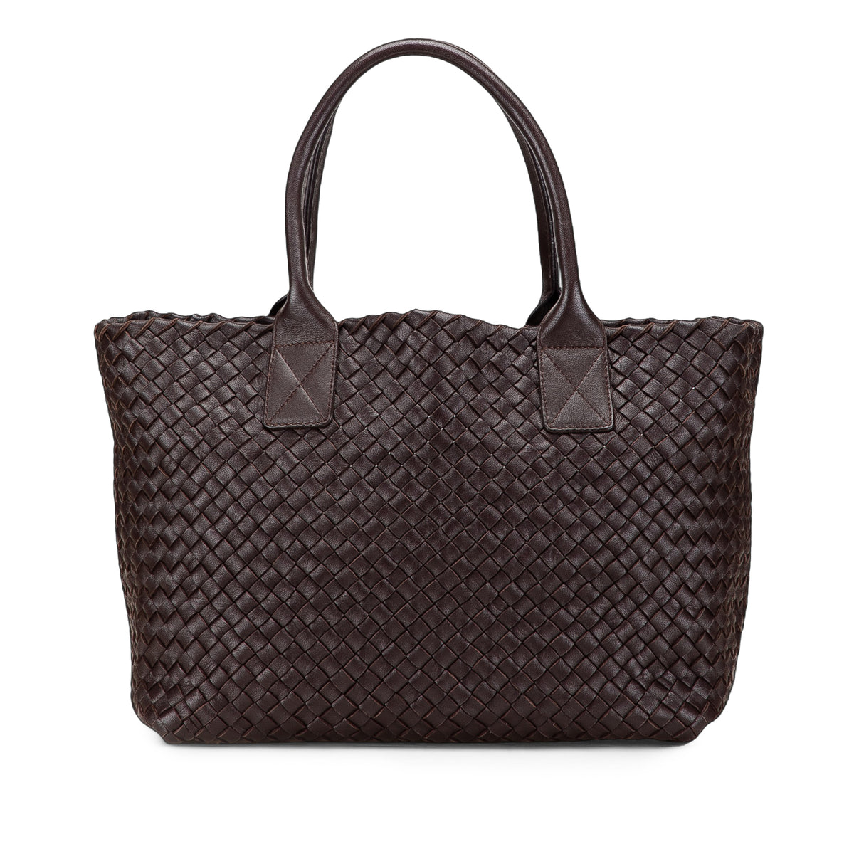 Lambskin Intreccio Cabat Tote