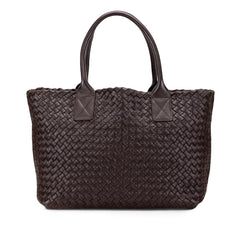 Lambskin Intreccio Cabat Tote