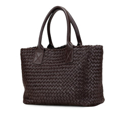 Lambskin Intreccio Cabat Tote