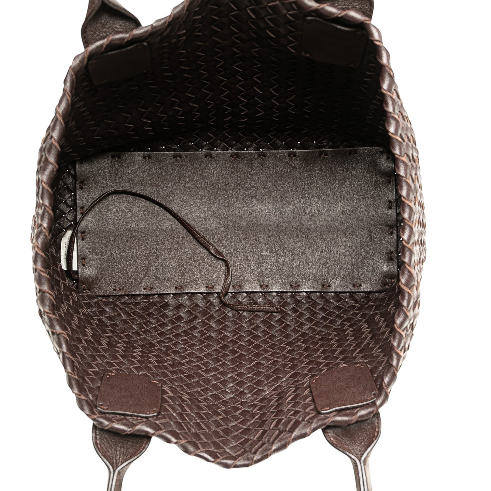 Lambskin Intreccio Cabat Tote