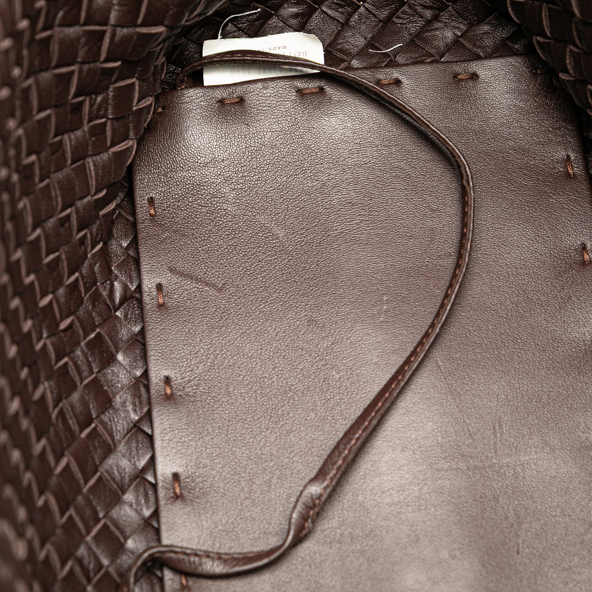 Lambskin Intreccio Cabat Tote