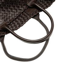 Lambskin Intreccio Cabat Tote