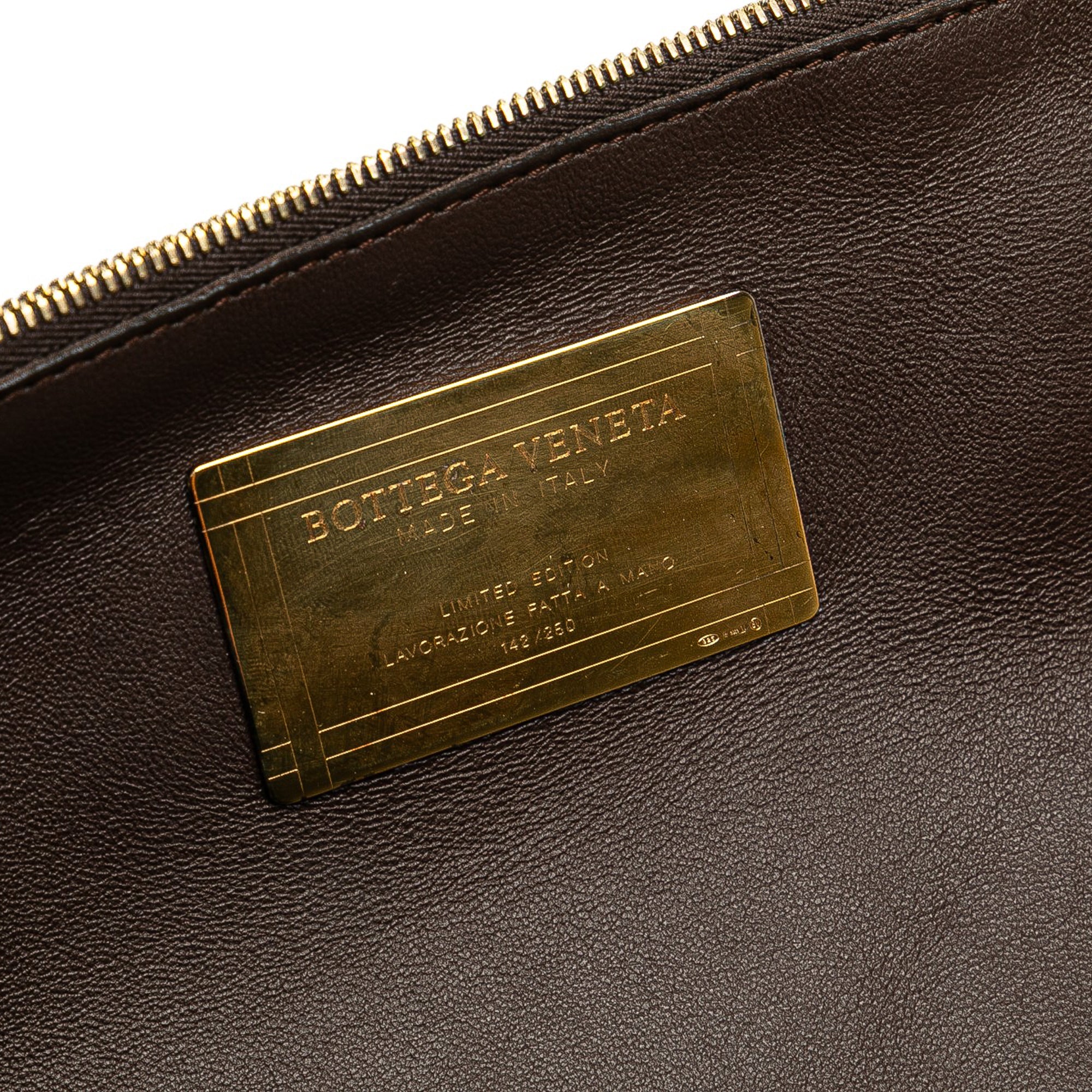 Lambskin Intreccio Cabat Tote