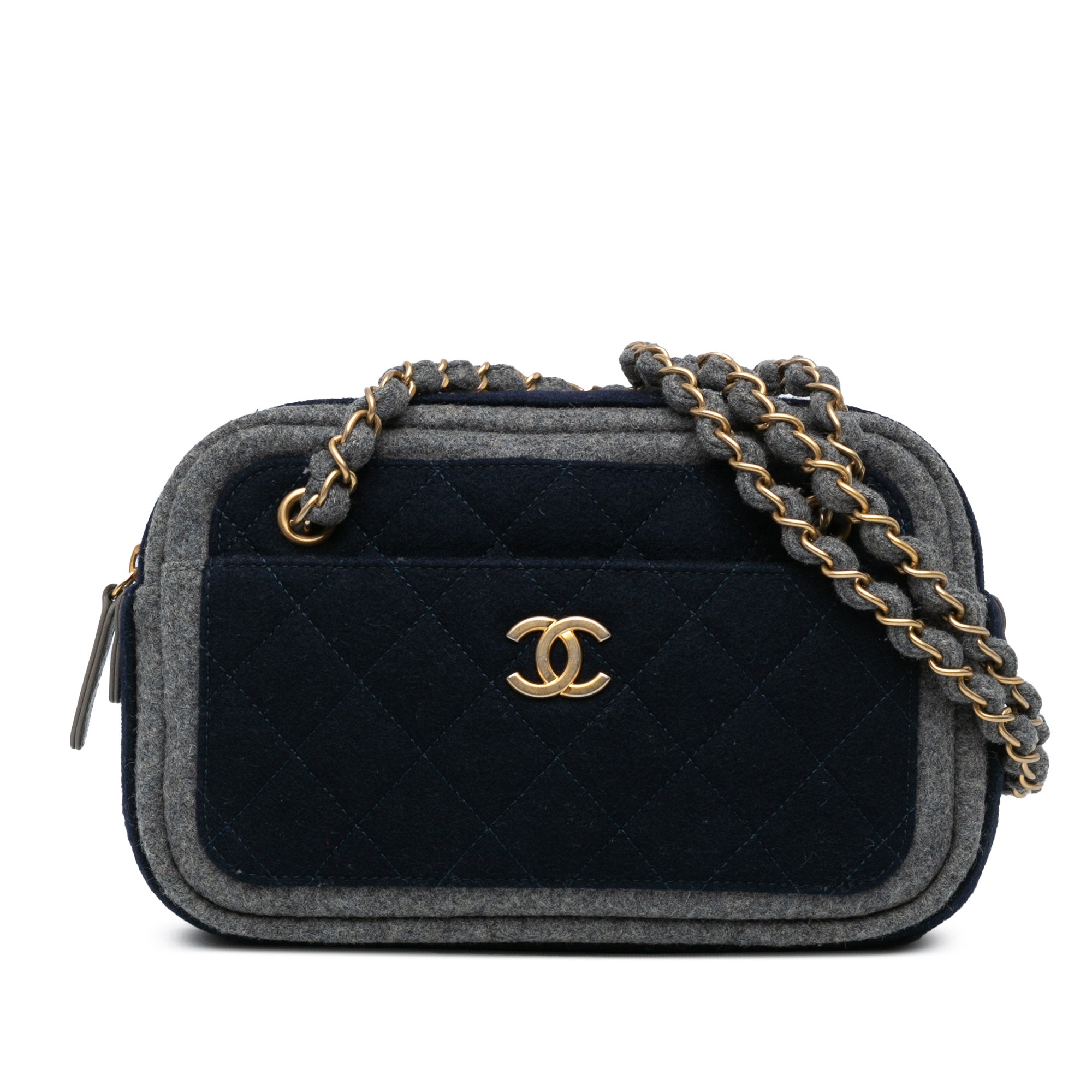 CC Wool Shoulder Bag