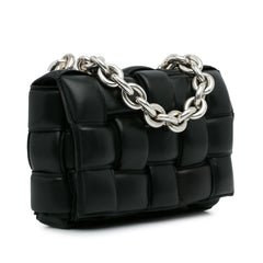 Intrecciato Padded Cassette Chain Satchel_1