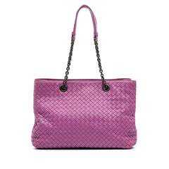 Medium Nappa Intrecciato Double Chain Tote
