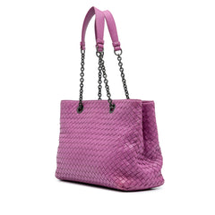 Medium Nappa Intrecciato Double Chain Tote