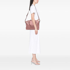 Large Dollar Calfskin GG Charm Dome Satchel