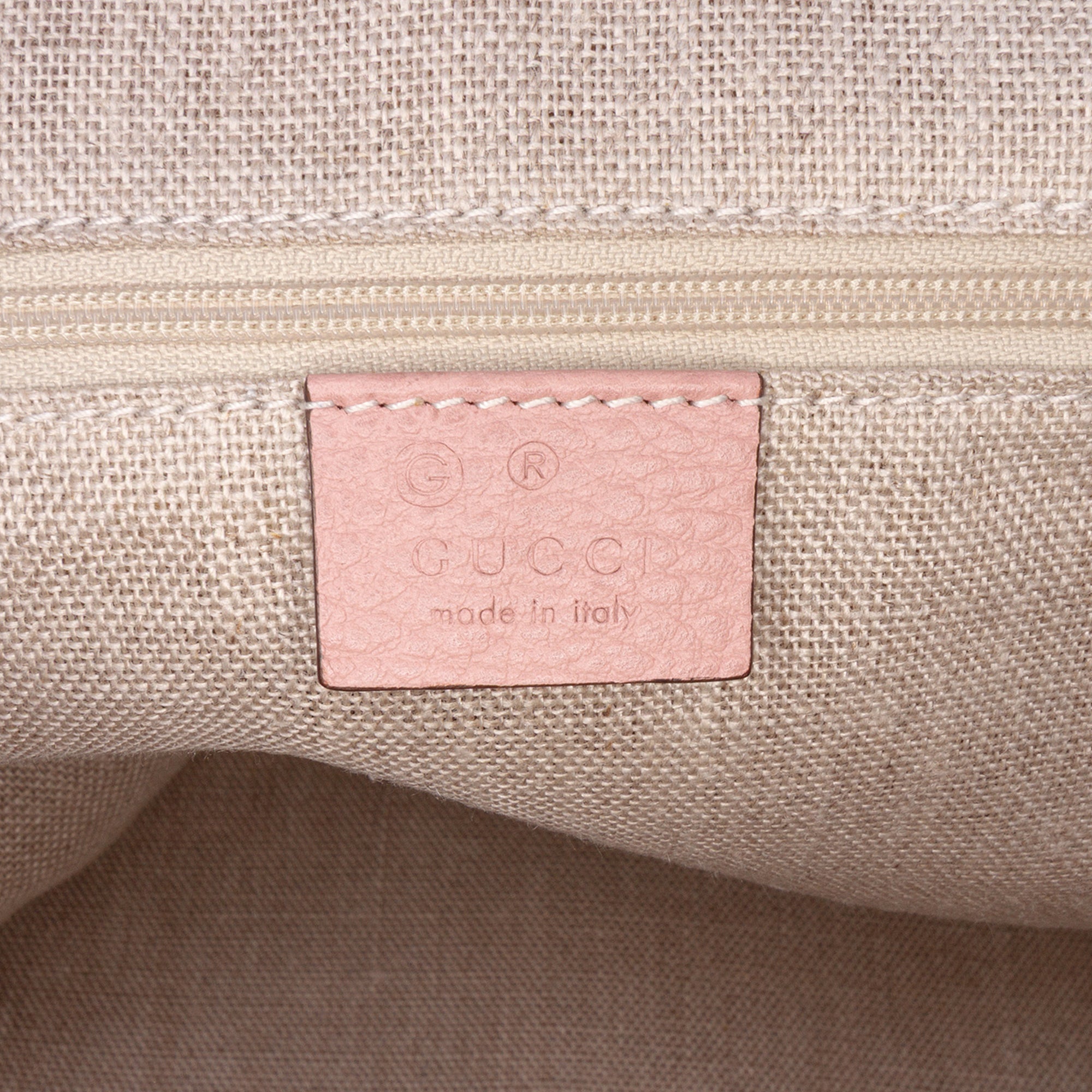 Large Dollar Calfskin GG Charm Dome Satchel