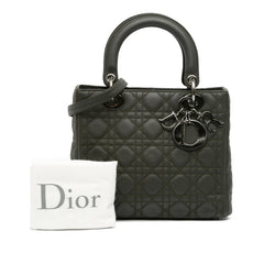 Medium Lambskin Cannage Lady Dior