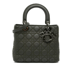 Medium Lambskin Cannage Lady Dior