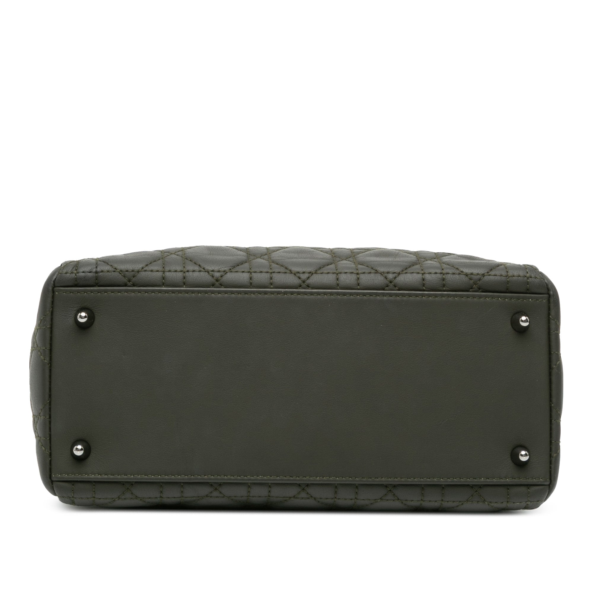 Medium Lambskin Cannage Lady Dior