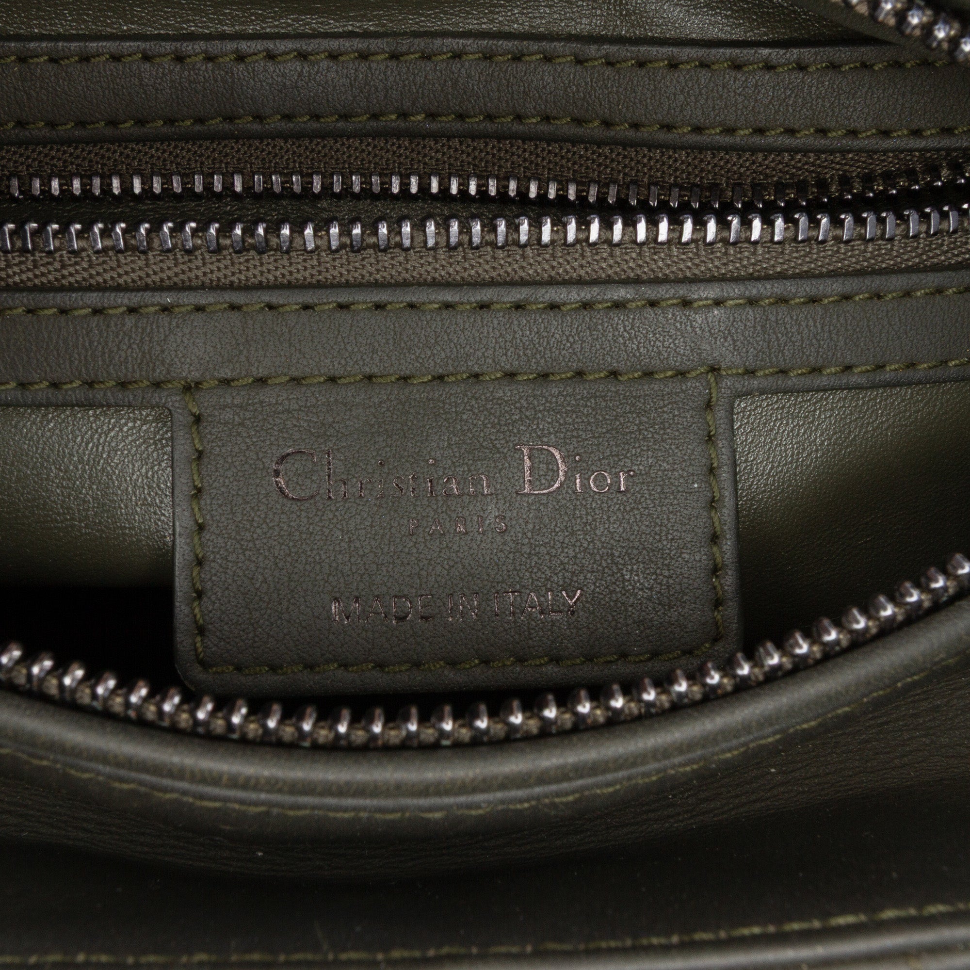 Medium Lambskin Cannage Lady Dior