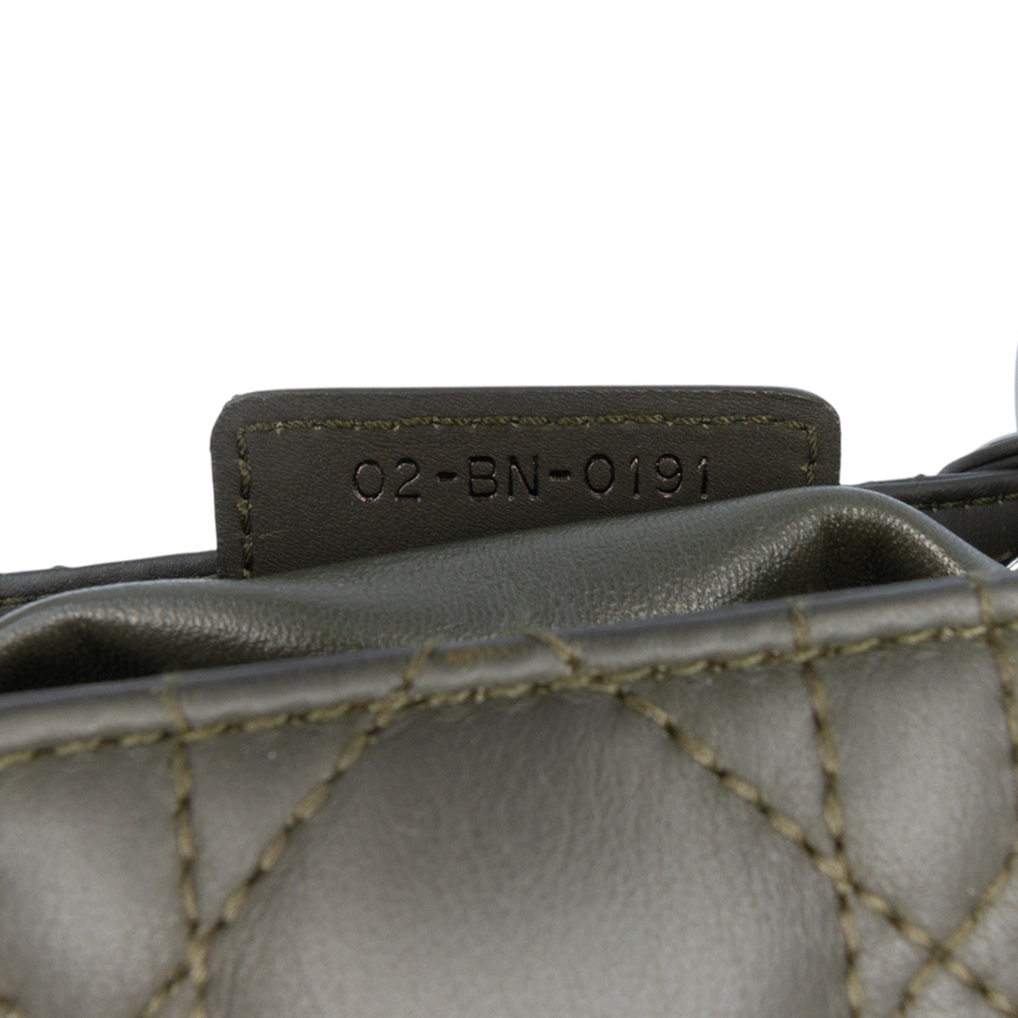 Medium Lambskin Cannage Lady Dior