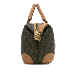 Animal Print Scotchgrain Satchel