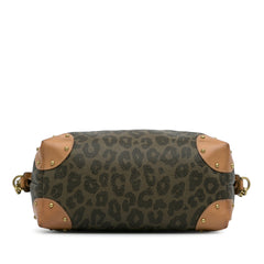 Animal Print Scotchgrain Satchel