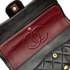 Medium Classic Lambskin Double Flap