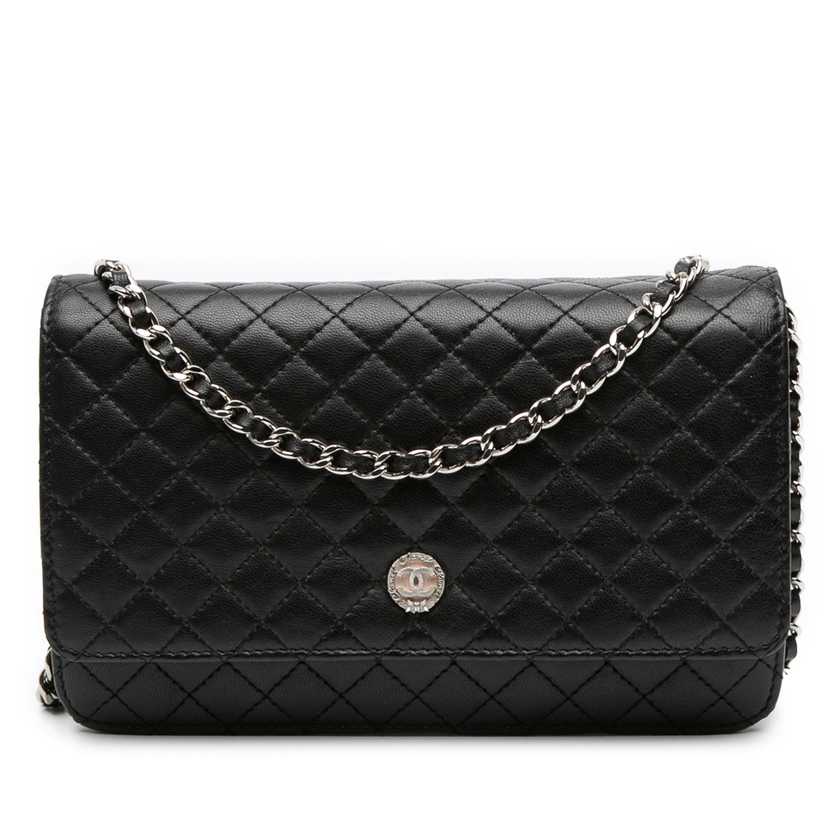 Microquilted Lambskin Wallet On Chain