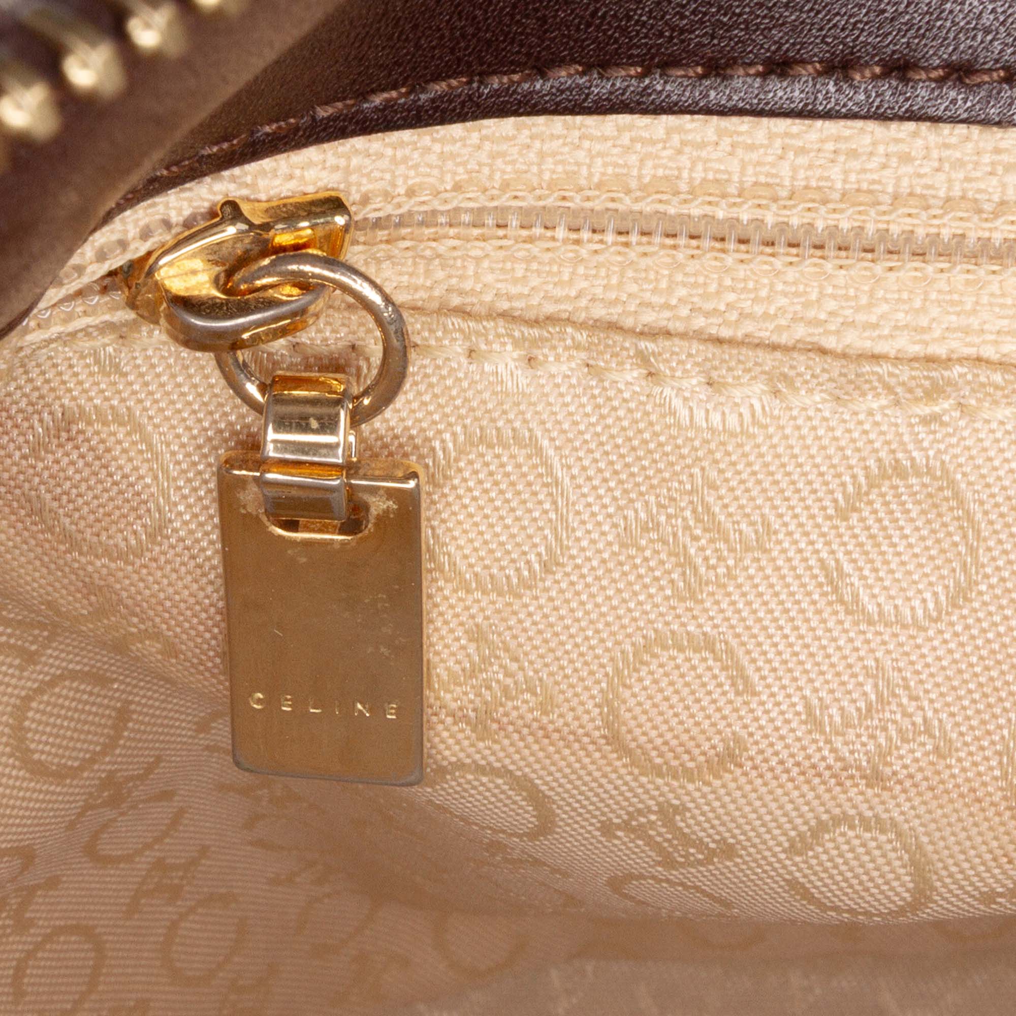 C Macadam Canvas Shoulder Bag
