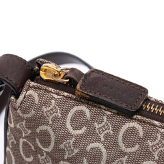 C Macadam Canvas Shoulder Bag