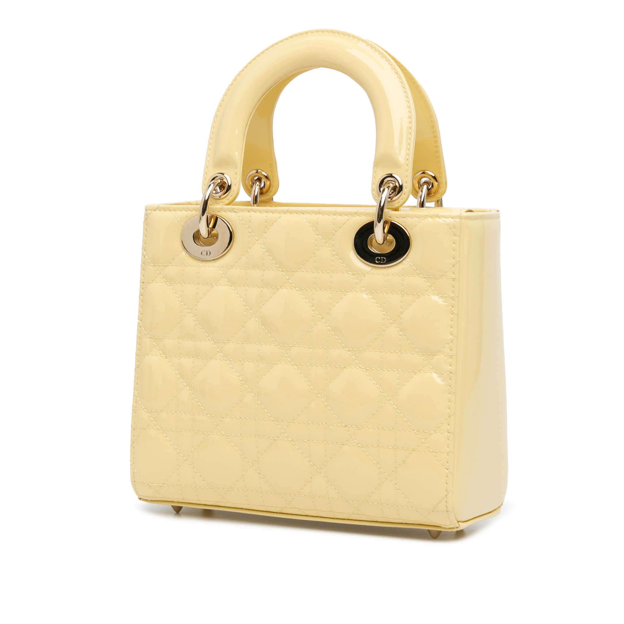 Small Patent Cannage Lady Dior