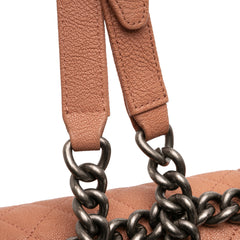 Old Medium Quilted Caviar Boy Flap