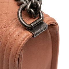 Old Medium Quilted Caviar Boy Flap