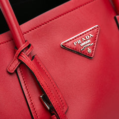 Large City Calf Double Satchel