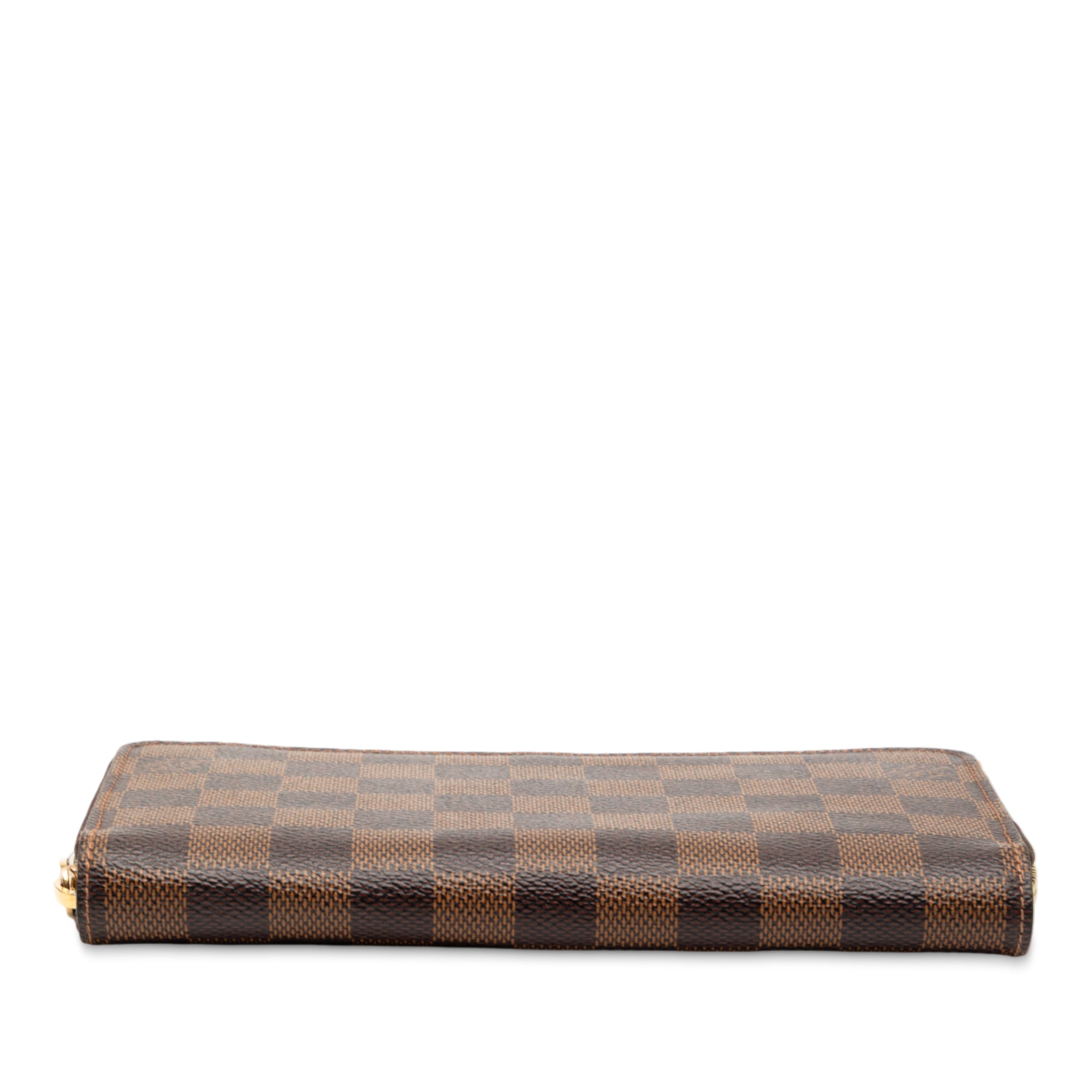 Damier Ebene Zippy Long Wallet