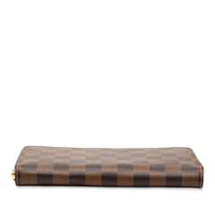 Damier Ebene Zippy Long Wallet