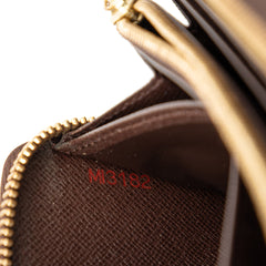 Damier Ebene Zippy Long Wallet