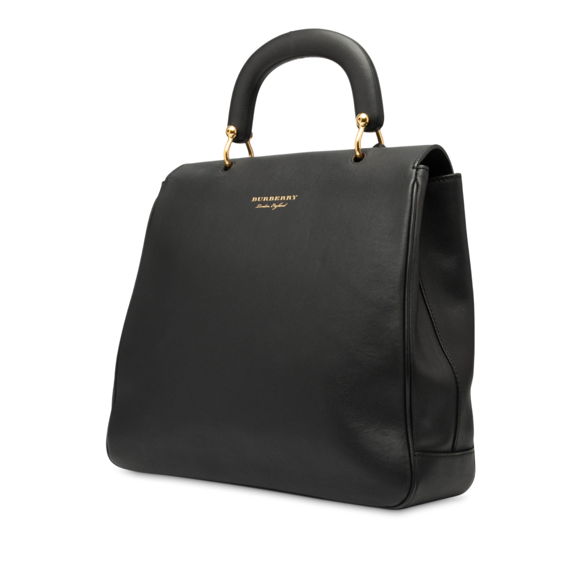 Large Trench Calfskin DK88 Top Handle Bag