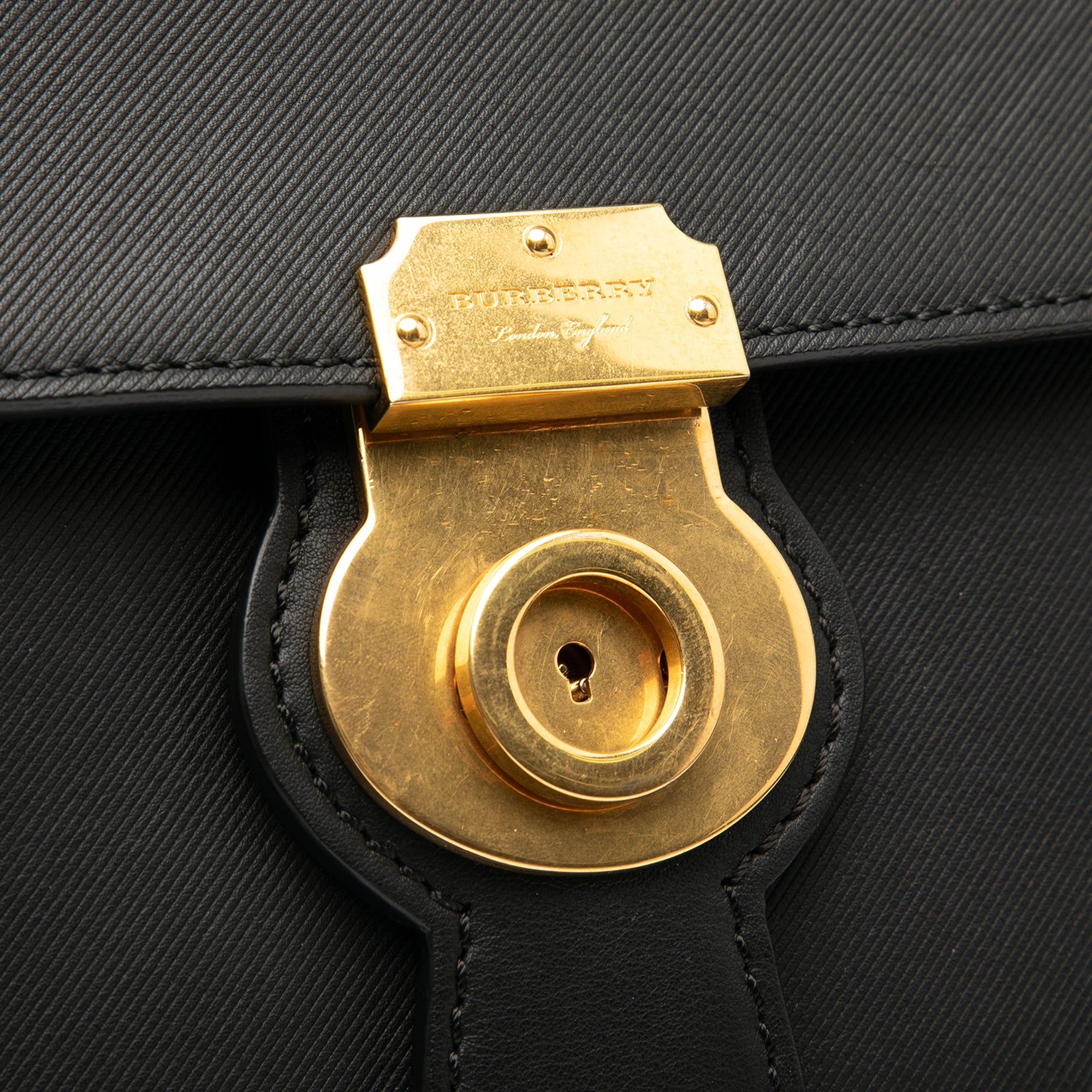 Large Trench Calfskin DK88 Top Handle Bag