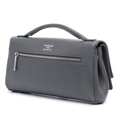 Small Smooth Calfskin Bel Air Clutch On Strap