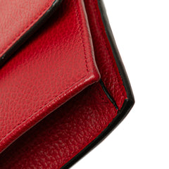 Leather Interlocking G Dollar Wallet on Chain