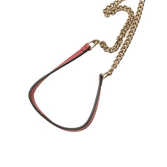 Leather Interlocking G Dollar Wallet on Chain
