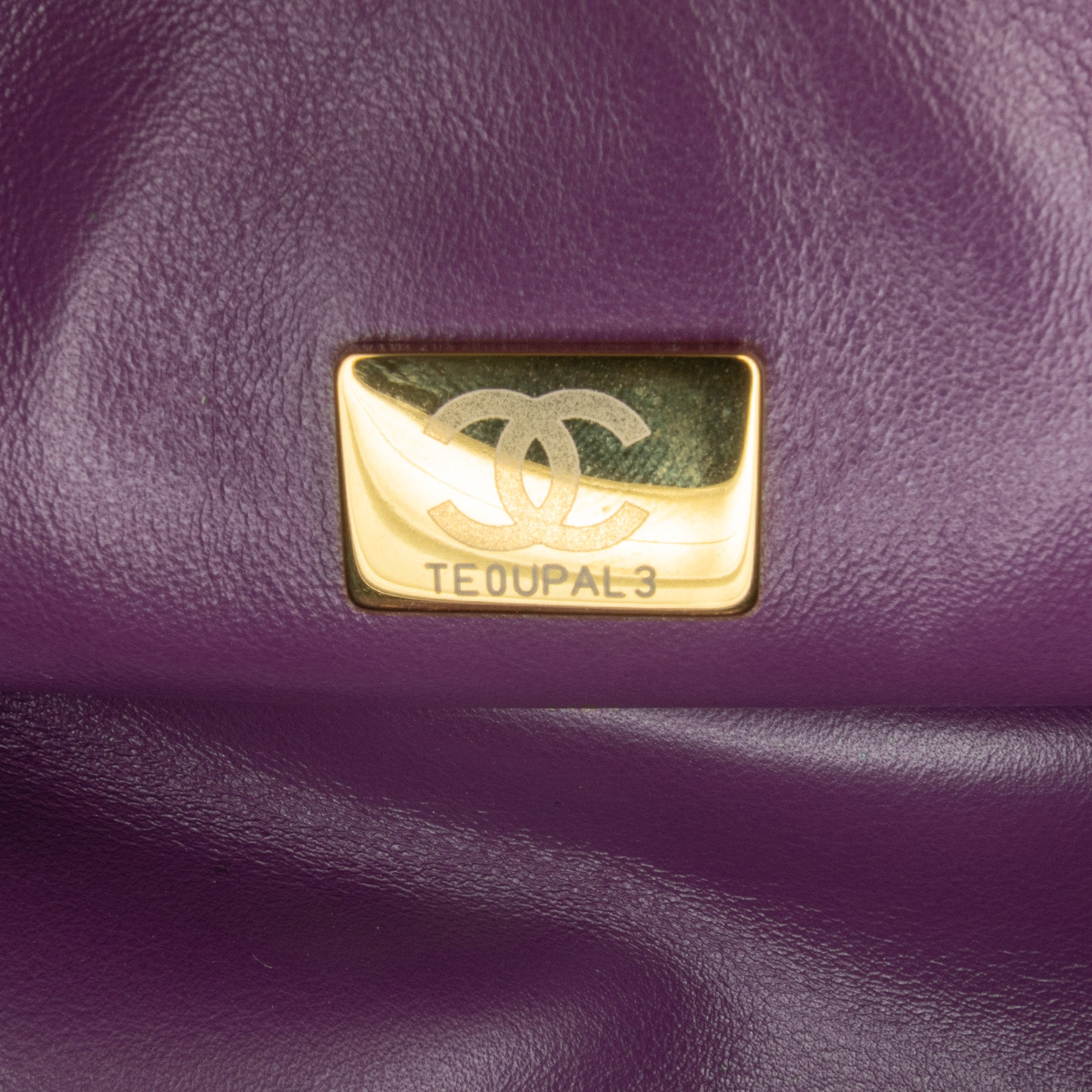 Small Quilted Shearling Vanity Case