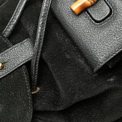 Suede Bamboo Backpack