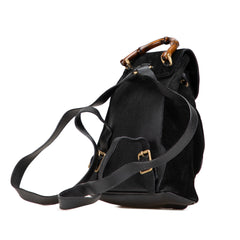 Suede Bamboo Backpack