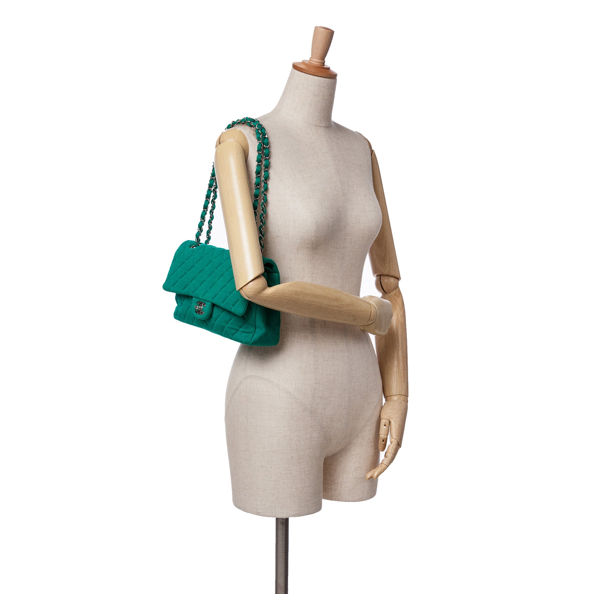 Medium Classic Jersey Double Flap