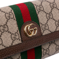 GG Supreme Web Ophidia Continental Wallet