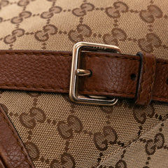 Large GG Canvas Bella Satchel