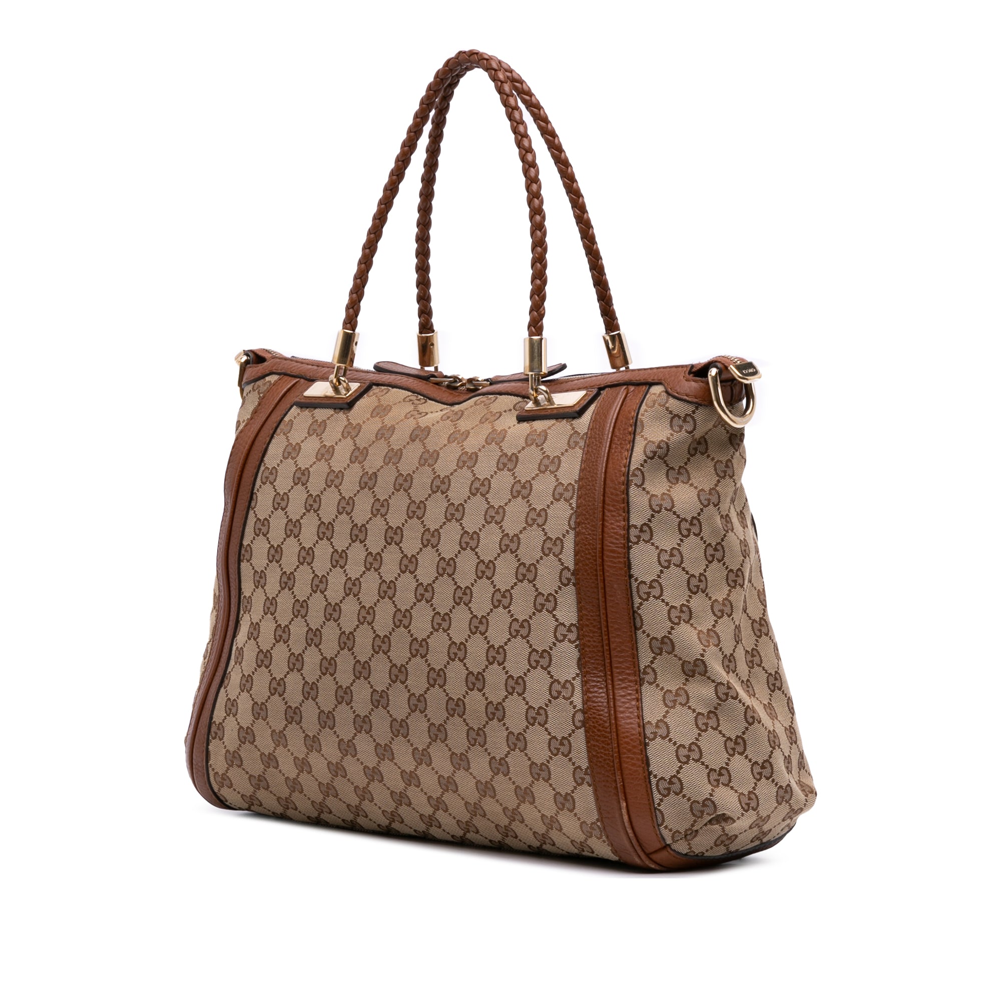Large GG Canvas Bella Satchel
