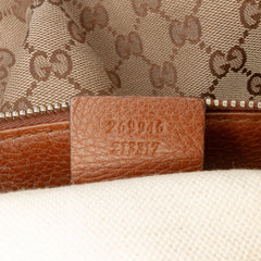 Large GG Canvas Bella Satchel