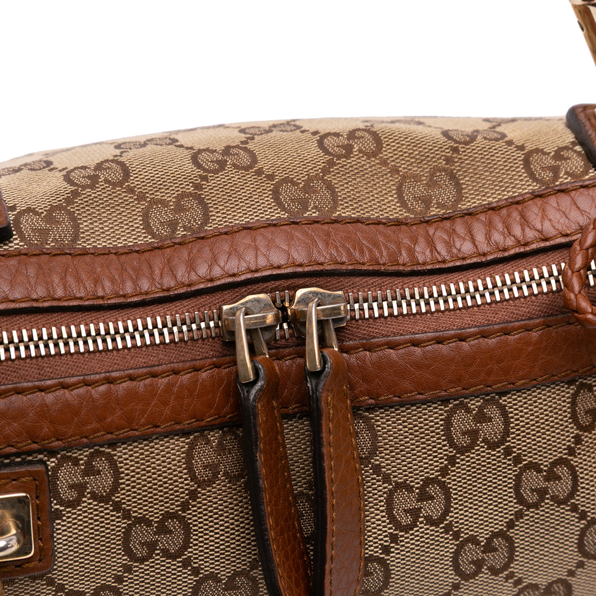 Large GG Canvas Bella Satchel