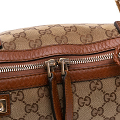 Large GG Canvas Bella Satchel