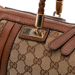 Large GG Canvas Bella Satchel